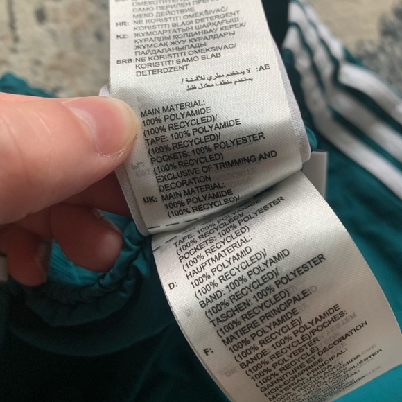 Nwt adidas Recycled Polyester Sprinter Shorts - Picture 11 of 11